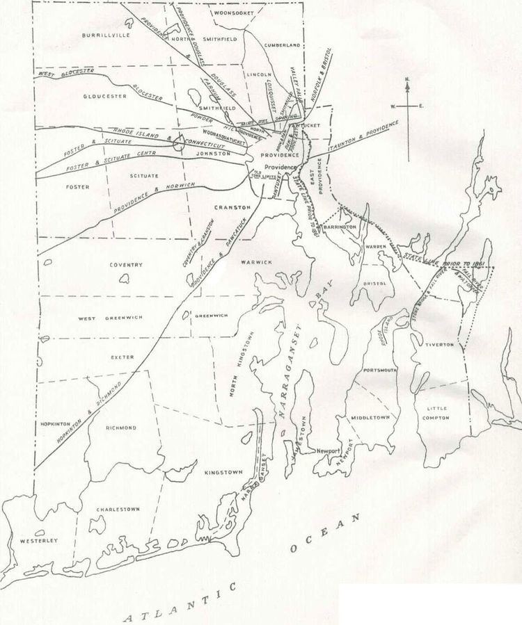 19th-century turnpikes in Rhode Island