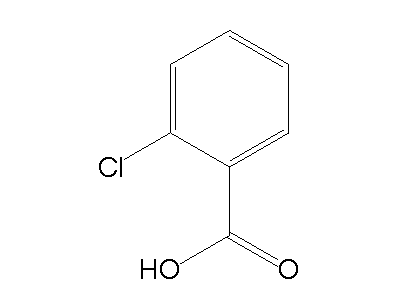 2-Chlorobenzoic acid 2chlorobenzoic acid C7H5ClO2 ChemSynthesis
