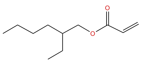 2-Ethylhexyl acrylate 2ethylhexyl acrylate Kovats Retention Index