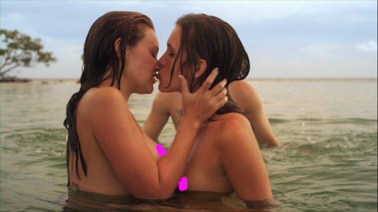 2-Headed Shark Attack movie scenes These women are just doing what comes naturally 