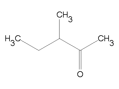 2-Pentanone 3methyl2pentanone C6H12O ChemSynthesis