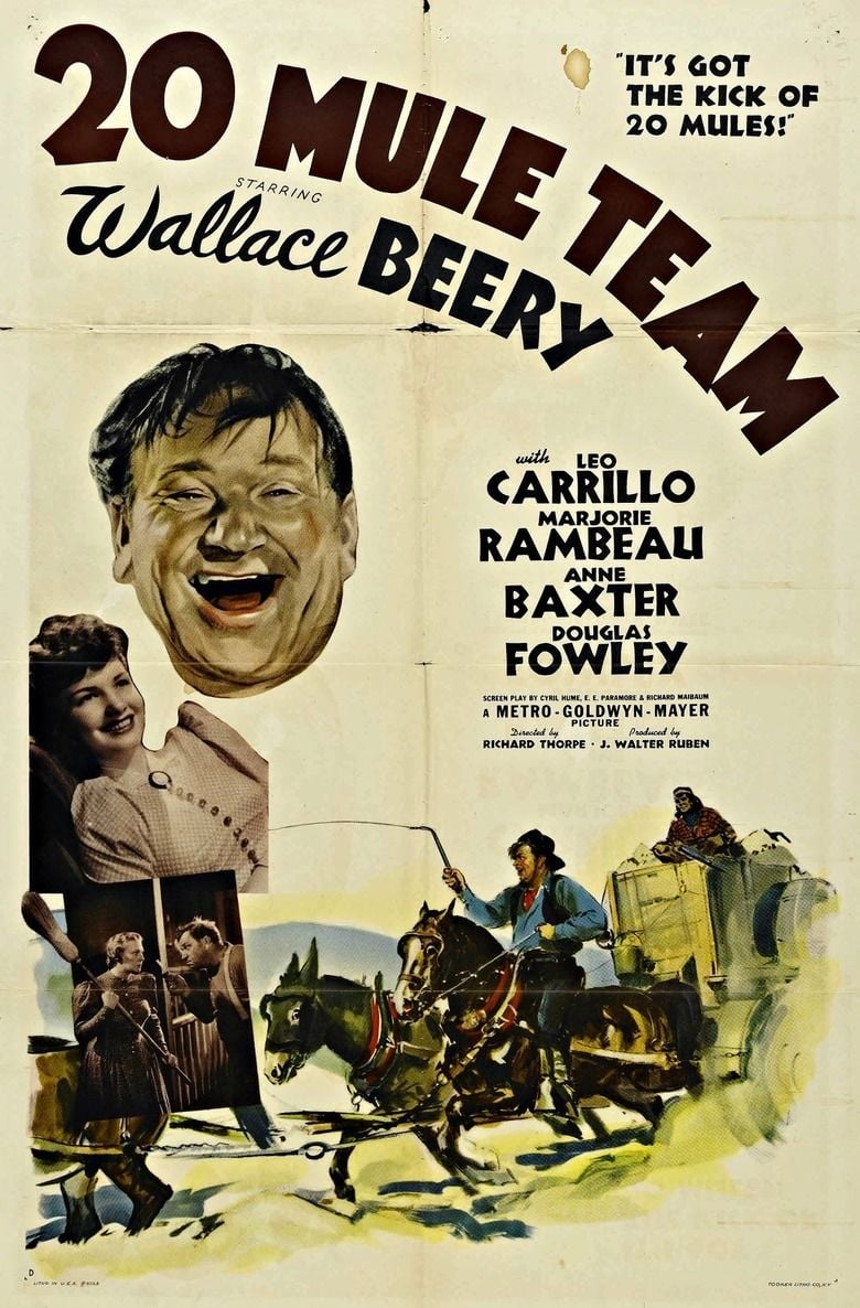 20 Mule Team movie poster