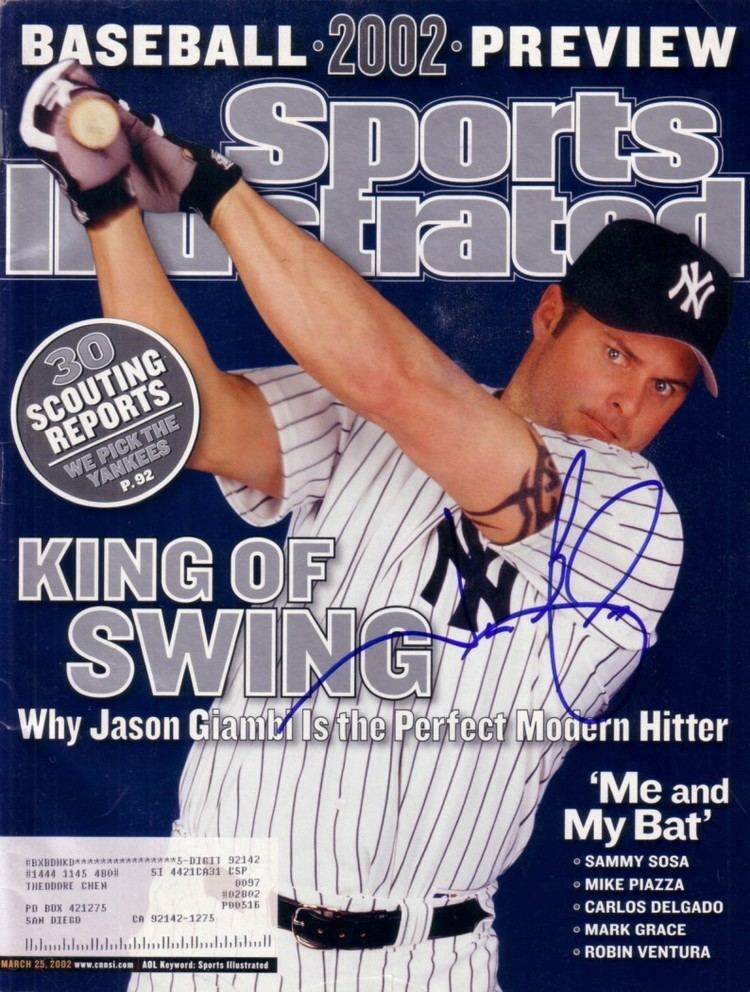 2002 New York Yankees season epyimgcomayautographsforsalejasongiambiauto