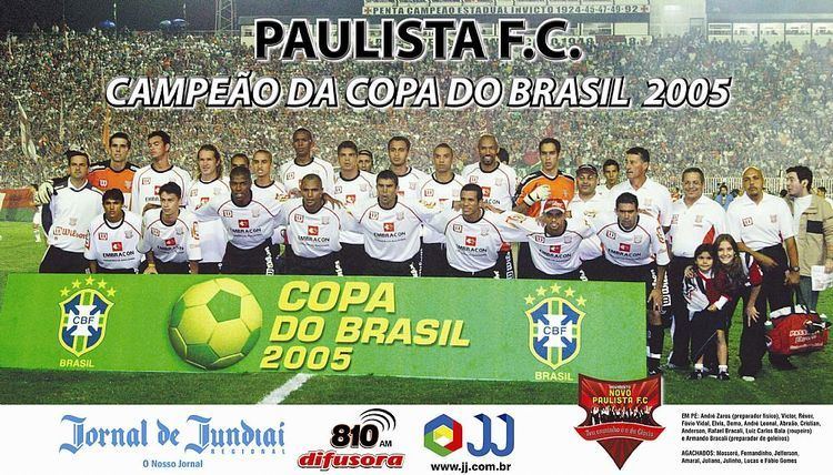 2005 Copa do Brasil Paulista F C Campeo da Copa do Brasil 2005 Jornal de Jundia