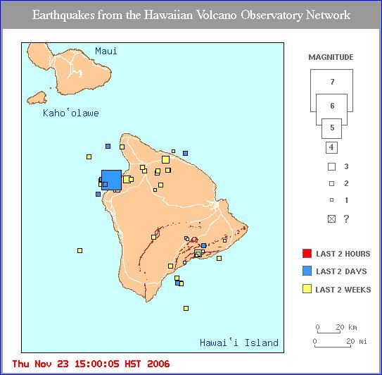 2006 Hawaii earthquake HAWAII EARTHQUAKE THE EARTHQUAKE OF 15 OCTOBER 2006 IN HAWAII by
