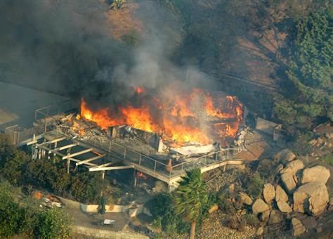 2007 California wildfires Calif fires overwhelm firefighters US news 2007 California