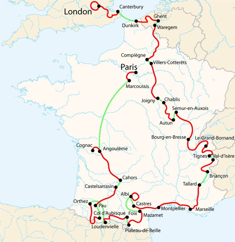 2007 Tour de France, Prologue to Stage 10