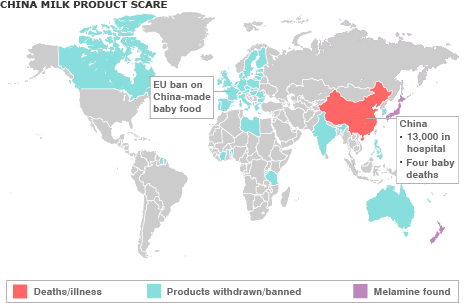 2008 Chinese milk scandal From China Milk Scandal Entangled