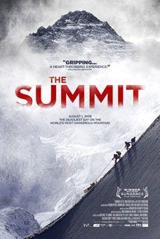 The movie poster of The Summit (2012 film)
