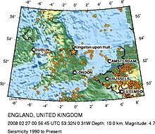 2008 Lincolnshire earthquake httpsuploadwikimediaorgwikipediaenthumbb