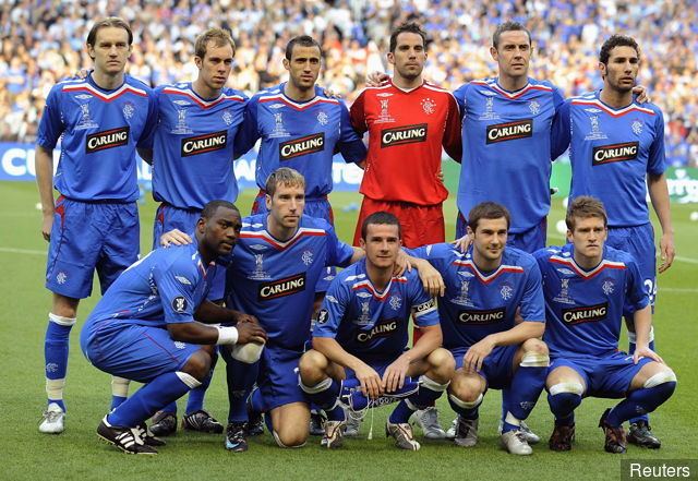 2008 UEFA Cup Final Rangers 2008 UEFA Cup Final XI Where are those Ibrox heros now