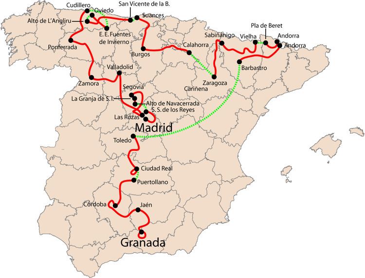 2008 Vuelta a España, Stage 12 to Stage 21