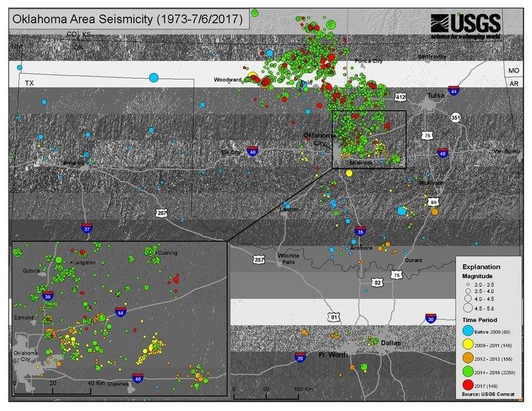 2009–17 Oklahoma earthquake swarms