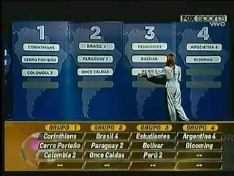 2010 Copa Libertadores Sorteo Copa Santander Libertadores 2010 Fase de Grupos 23 YouTube
