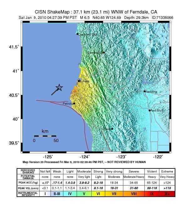 2010 Eureka earthquake