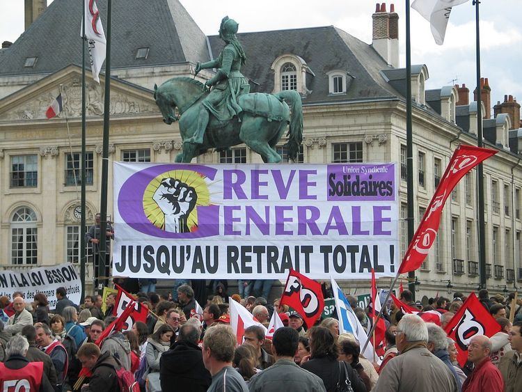 2010 French pension reform strikes