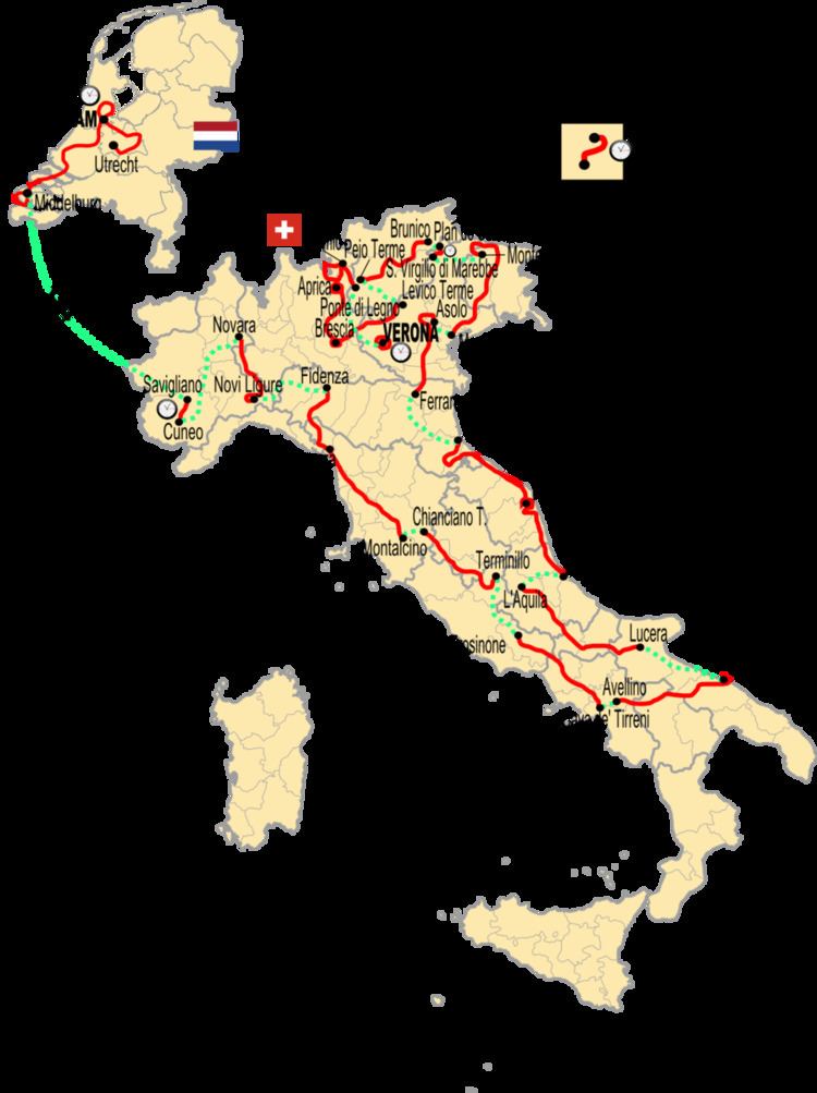 2010 Giro d'Italia, Stage 1 to Stage 11