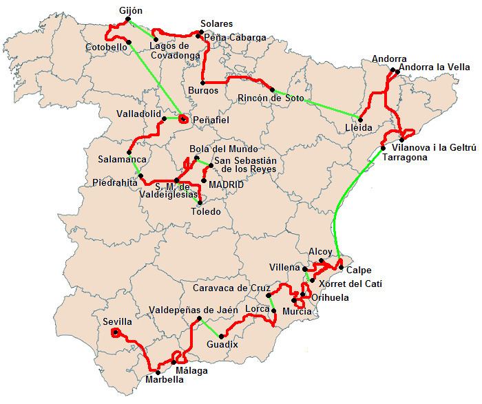 2010 Vuelta a España, Stage 1 to Stage 11
