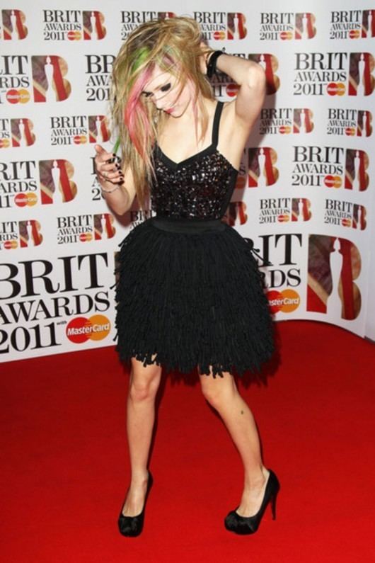 2011 Brit Awards Avril Lavigne 2011 Brit Awards in London GotCeleb