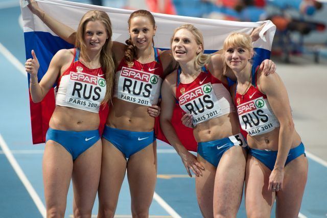 2011 European Athletics Indoor Championships – Women's 4 × 400 metres relay