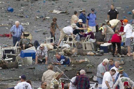 2011 Reno Air Races crash NTSB probes plane39s tail in US air race crash Reuters