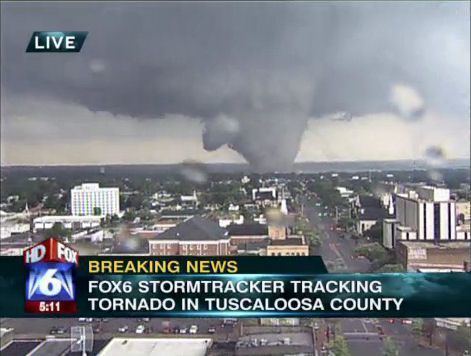 2011 Tuscaloosa–Birmingham tornado Tuscaloosa tornado 2011 This monster headed to downtown Birmingham