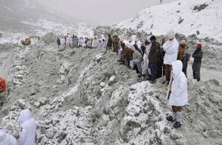 2012 Gayari Sector avalanche Update Avalanche Clearance at Gayari Sector Siachen