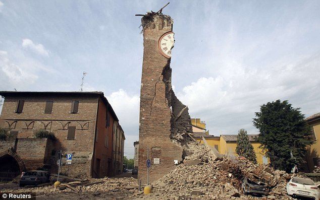 2012 Northern Italy earthquakes Italy earthquake 2012 15 dead as 58 quake hits region where 7 died