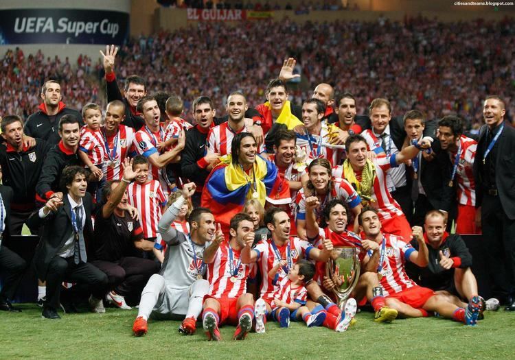 2012 UEFA Super Cup Super Atletico Madrid 2012 Uefa Super Cup Champion Spanish Team