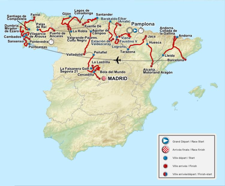2012 Vuelta a España, Stage 1 to Stage 11
