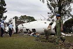 2013 Goma Compagnie Africaine d'Aviation Fokker 50 crash httpsuploadwikimediaorgwikipediacommonsthu