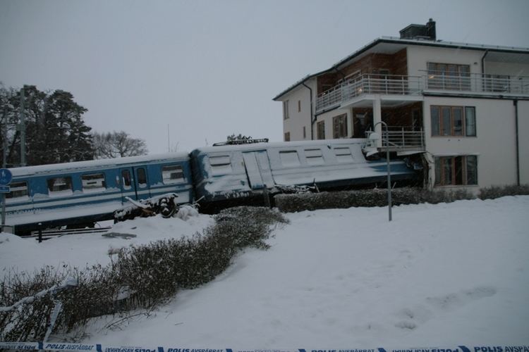 2013 Saltsjöbanan train crash