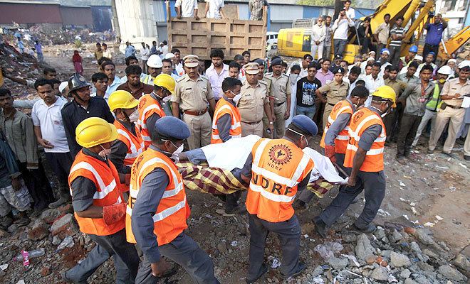 2013 Thane building collapse Thane building collapse Two builders arrested toll 72 Indian Express