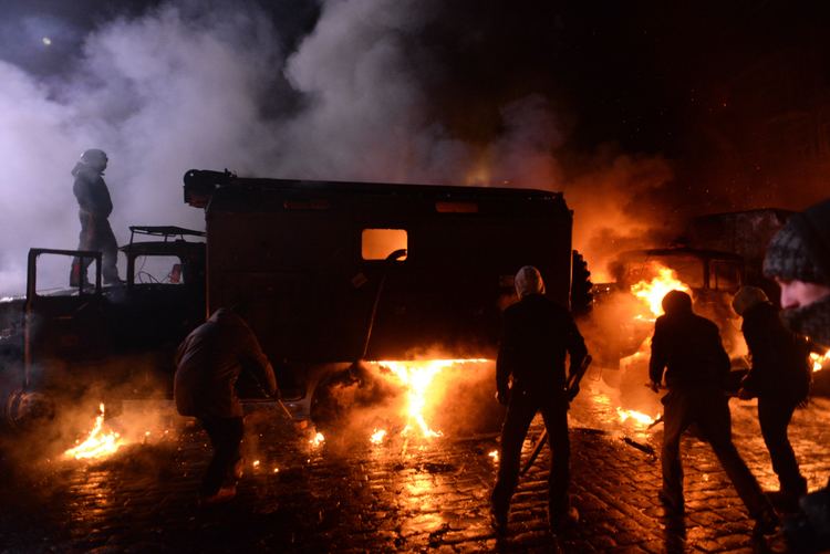 2014 Hrushevskoho Street riots