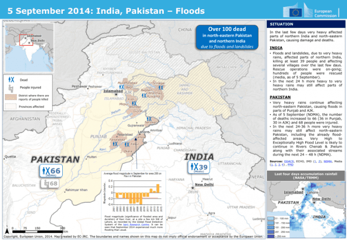 2014 India–Pakistan floods 5 September 2014 India Pakistan Floods Pakistan ReliefWeb