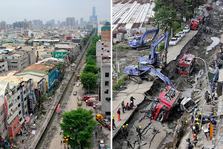 2014 Kaohsiung gas explosions Taiwan Gas Explosion Dramatic Photos and Video of Huge Blasts in
