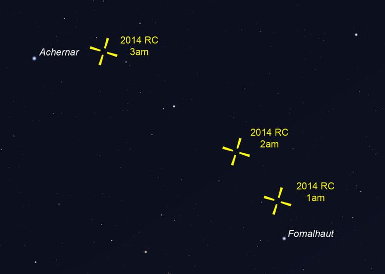 2014 RC Asteroid 2014 RC to buzz by Earth