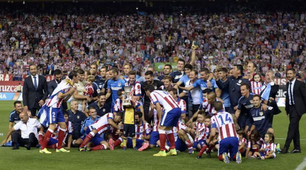 2014 Supercopa de España Atltico de Madrid conquist su segunda Supercopa de Espaa El