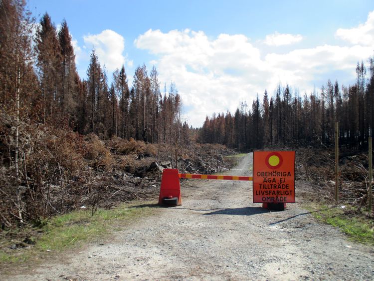 2014 Västmanland Wildfire FileSkogsbranden i Vstmanland 2014 Brandomrde utmed U668 mellan
