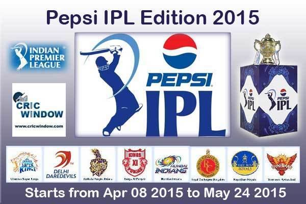 2015 Indian Premier League kmhouseindia 2015 Indian Premier League Season 8 Match 01 Kolkata
