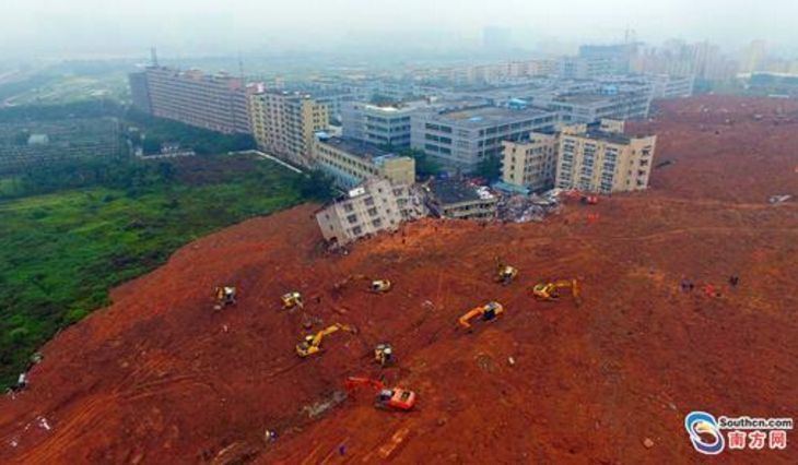 2015 Shenzhen landslide First survivor of Shenzhen landslide found 76 still missing Hong