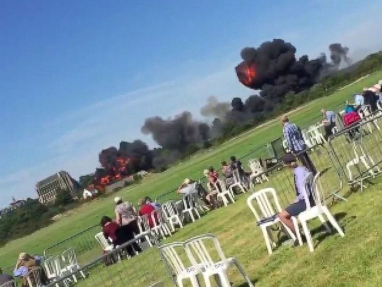 2015 Shoreham Airshow crash 7 Killed in Plane Crash at Shoreham Airshow in United Kingdom ABC News