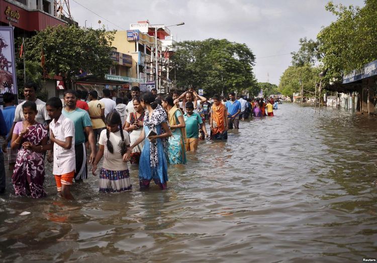2015 South Indian floods Southern India Deluge Punctuates Climate Change Debate