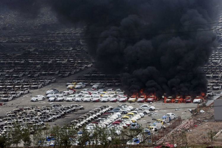 2015 Tianjin explosions Tianjin explosions Before and after images reveal devastation ABC