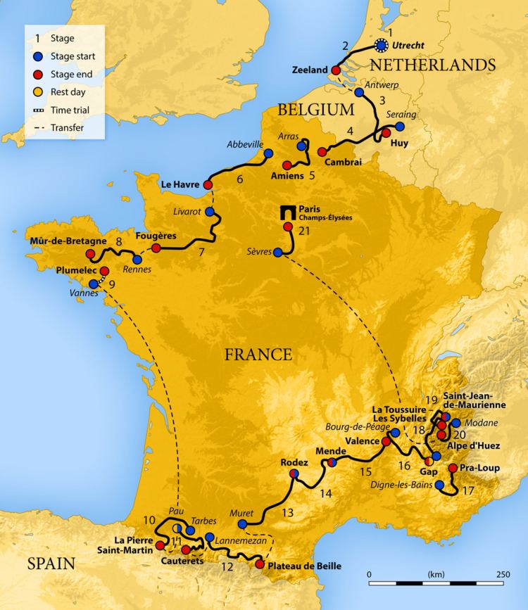 2015 Tour de France, Stage 1 to Stage 11