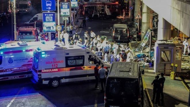 2016 Atatürk Airport attack Istanbul Ataturk airport attack 41 dead and more than 230 hurt