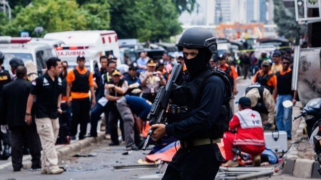 2016 Jakarta attacks Jakarta attacks Latest images as blasts rock city BBC News