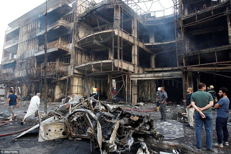 2016 Karrada bombing Baghdad video shows ISIS suicide truck bomb attack Eid festival