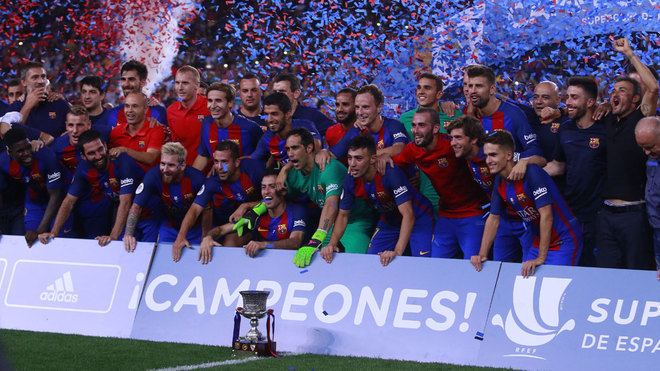 2016 Supercopa de España Barcelona stroll to Super Cup title MARCA English