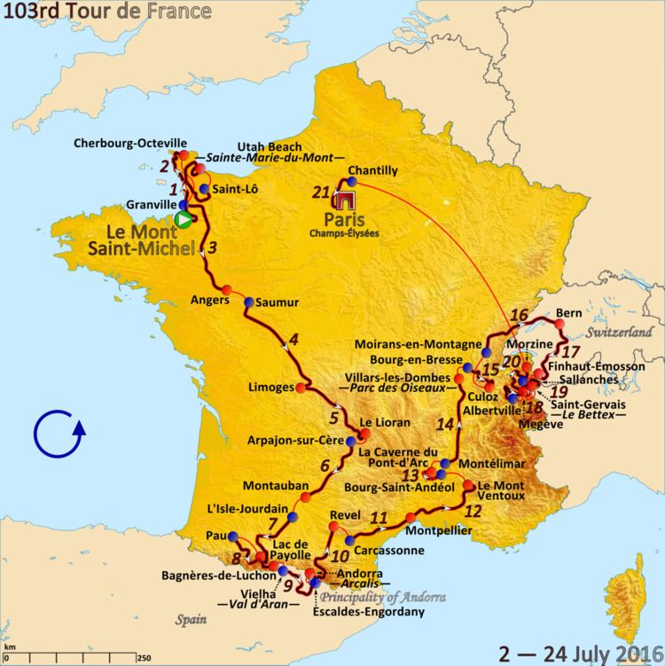 2016 Tour de France, Stage 12 to Stage 21